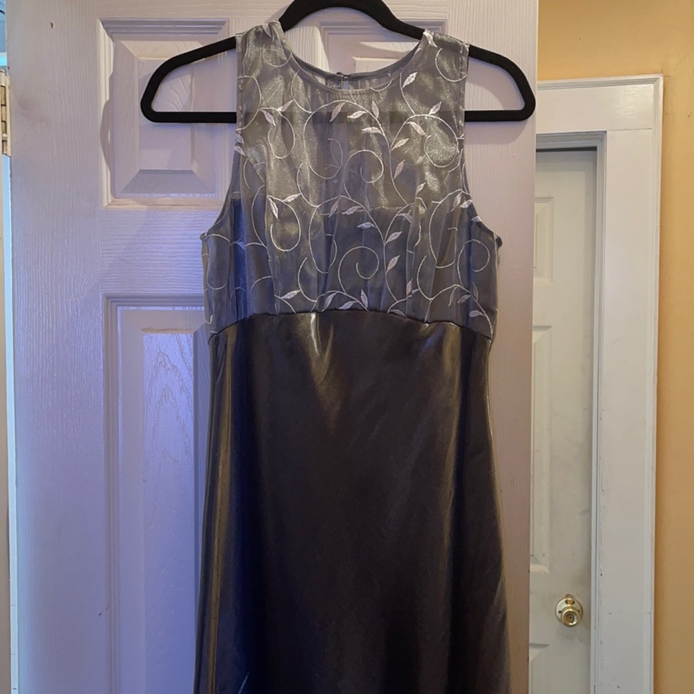 Michael Angelo Evening Gown - Silvery Gray